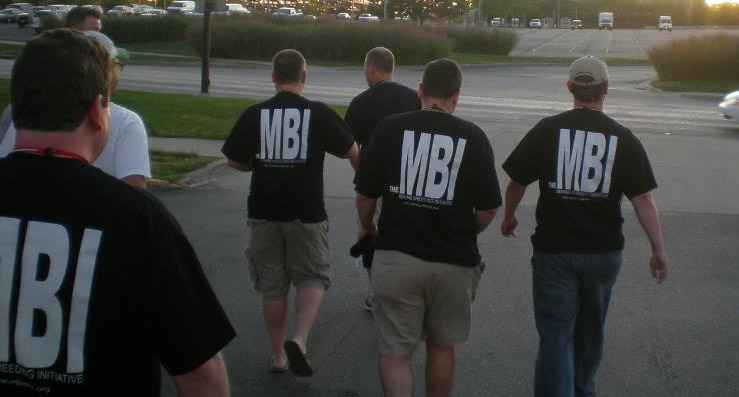 You've seen the black MBI shirts...this is what it's all about.