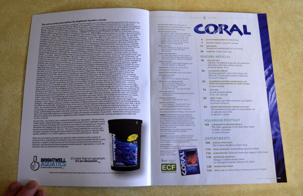 May/June 2014 Coral Magazine Table of Contents