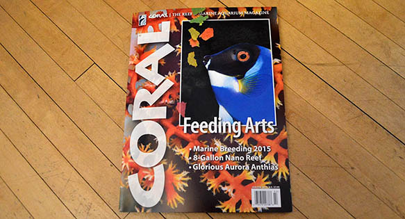 FEEDING ARTS – CORAL Magazine January/Feburary 2015 – Hard Copy Preview
