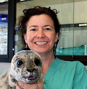 Dr. Judy St. Leger, head of the Rising Tide Conservation Initiative and an aquatic veterinarian.