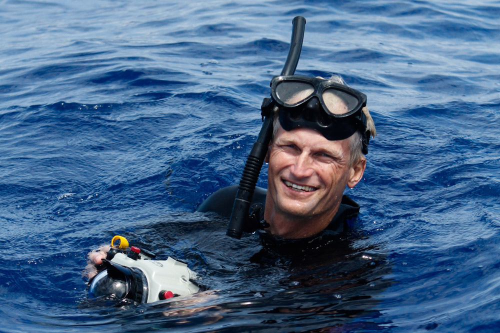 Pioneering marine fish breeder Frank Baensch of Reef Culture Technologies and the Hawaii Larval Fish Project.