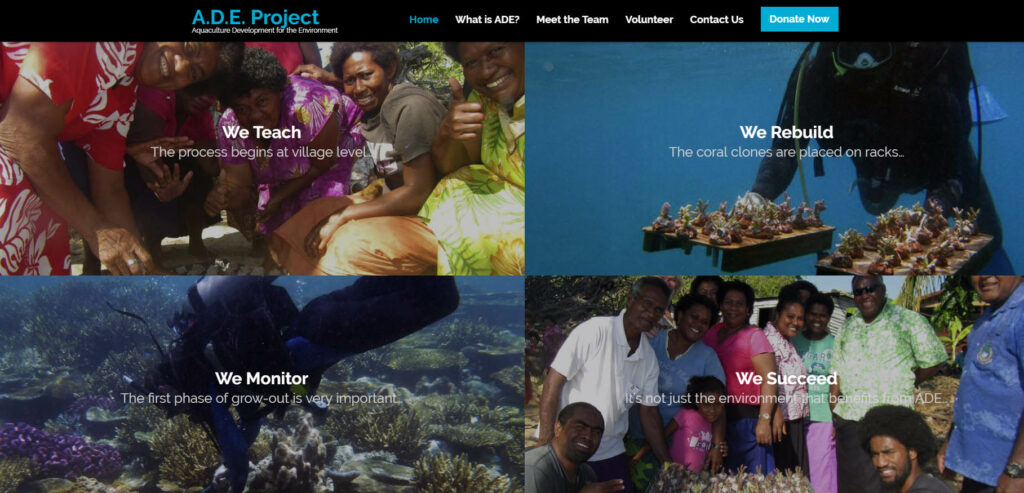 The ADE Project Homepage.