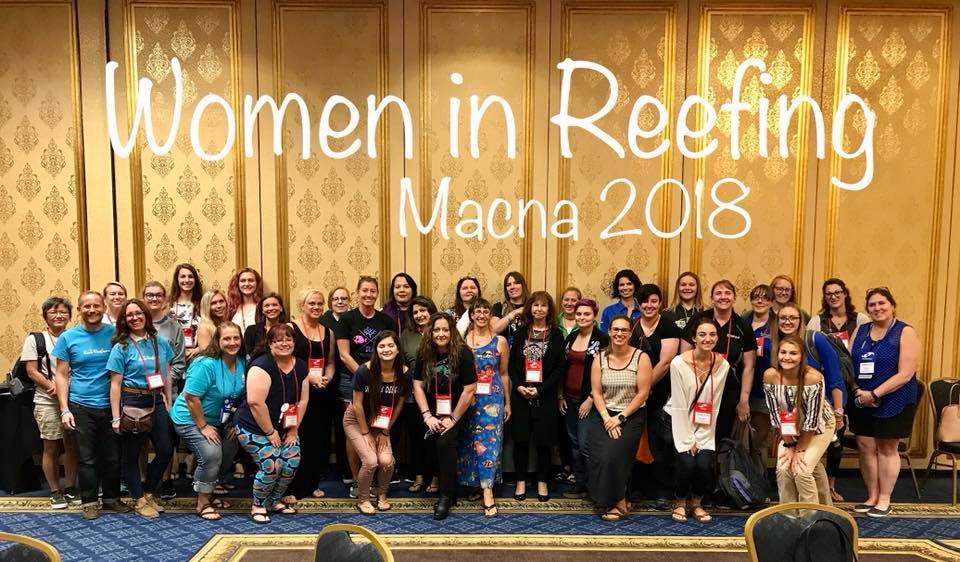 Women In Reefing - a widely attended meetup at MACNA 2018