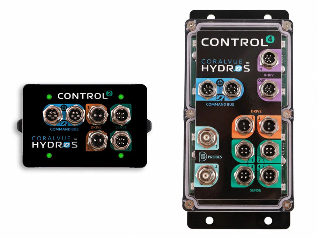 CoralVue introduces a new approach to aquarium controllers with the HYDROS Control 2 and Control 4, as debuted at MACNA 2019.