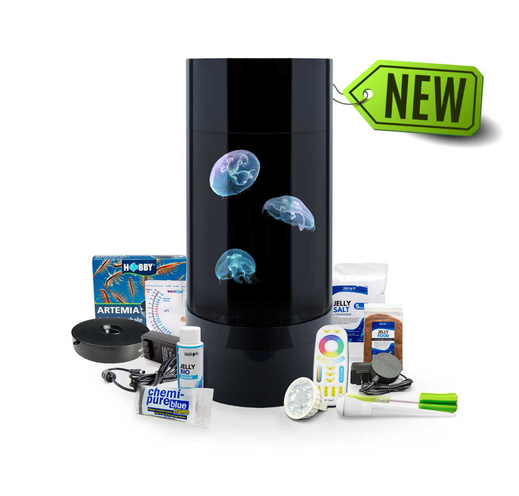 The second-generation Jelly Cylinder 5 offers several feature improvements over the prior iteration of the 5 gallon jellyfish cylinder aquarium.