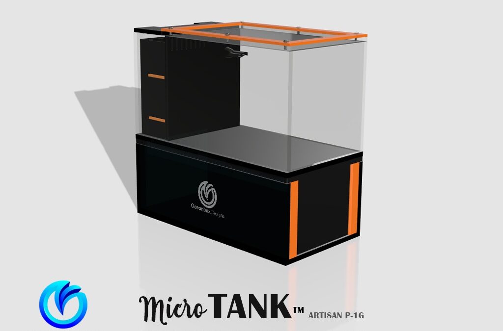 Oceanbox Designs MicroTank Artisan P-1G Micro AIO Aquarium