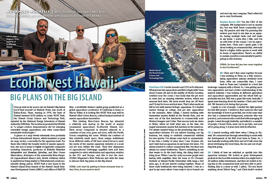CORAL Excerpt – EcoHarvest Hawaii: Big Plans on the Big Island