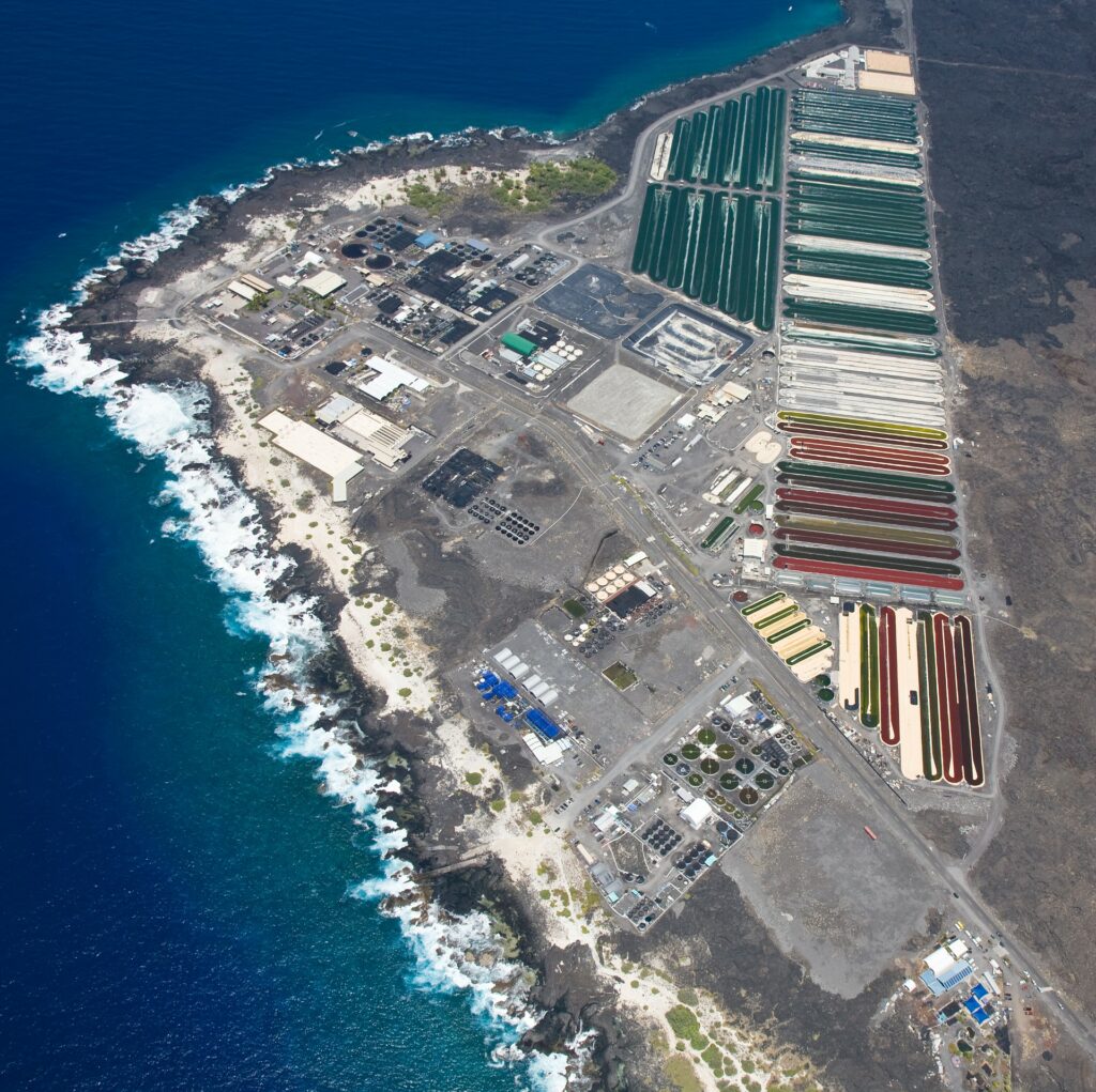 Aerial view of the Hawaii Ocean Science and Technology Park. Image courtesy Natural Energy Laboratory of Hawaii Authority/State of Hawaii.