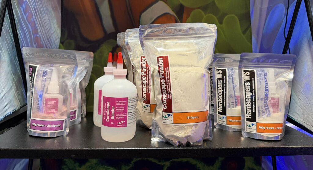 New Hardscapers White & Coralline Stone Bonding Kits from Two Little Fishies